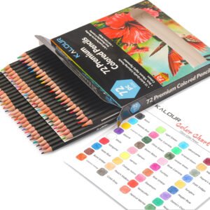 Crayons de Couleur Premium - 72 pcs