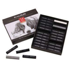 Compressed Charcoal Premium - 24 pcs