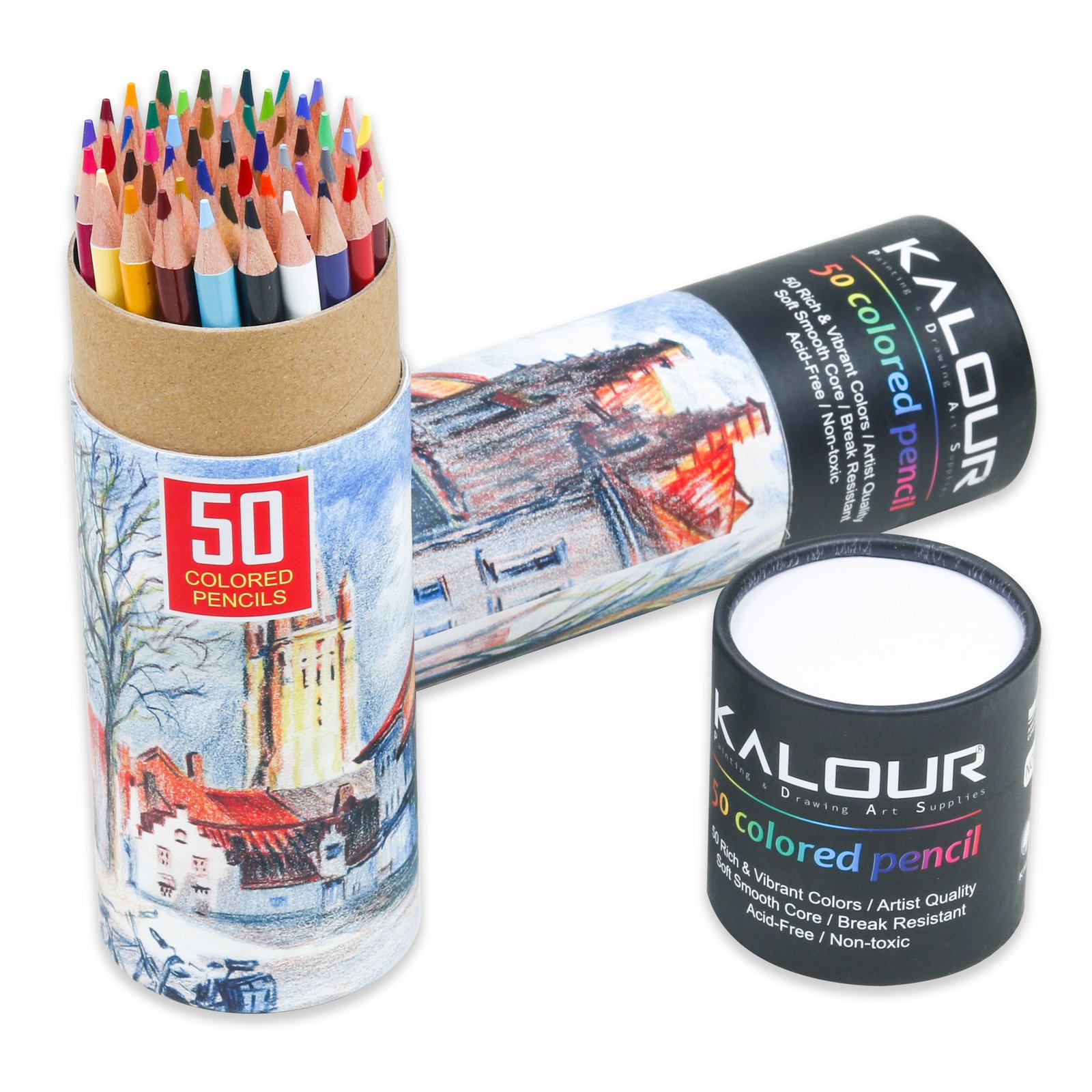 Crayons de couleur 50 pcs – Image 6