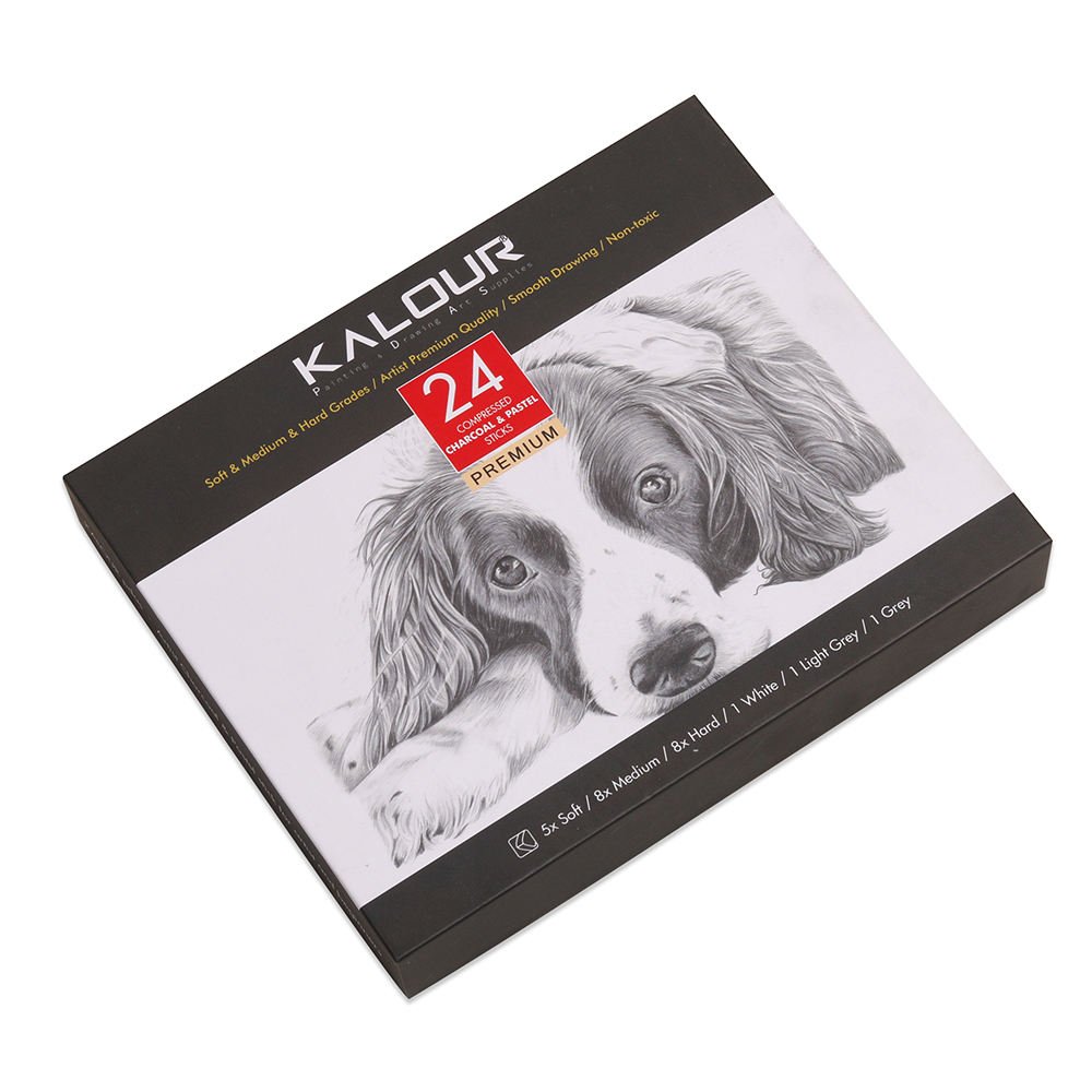 Compressed Charcoal Premium - 24 pcs – Image 5