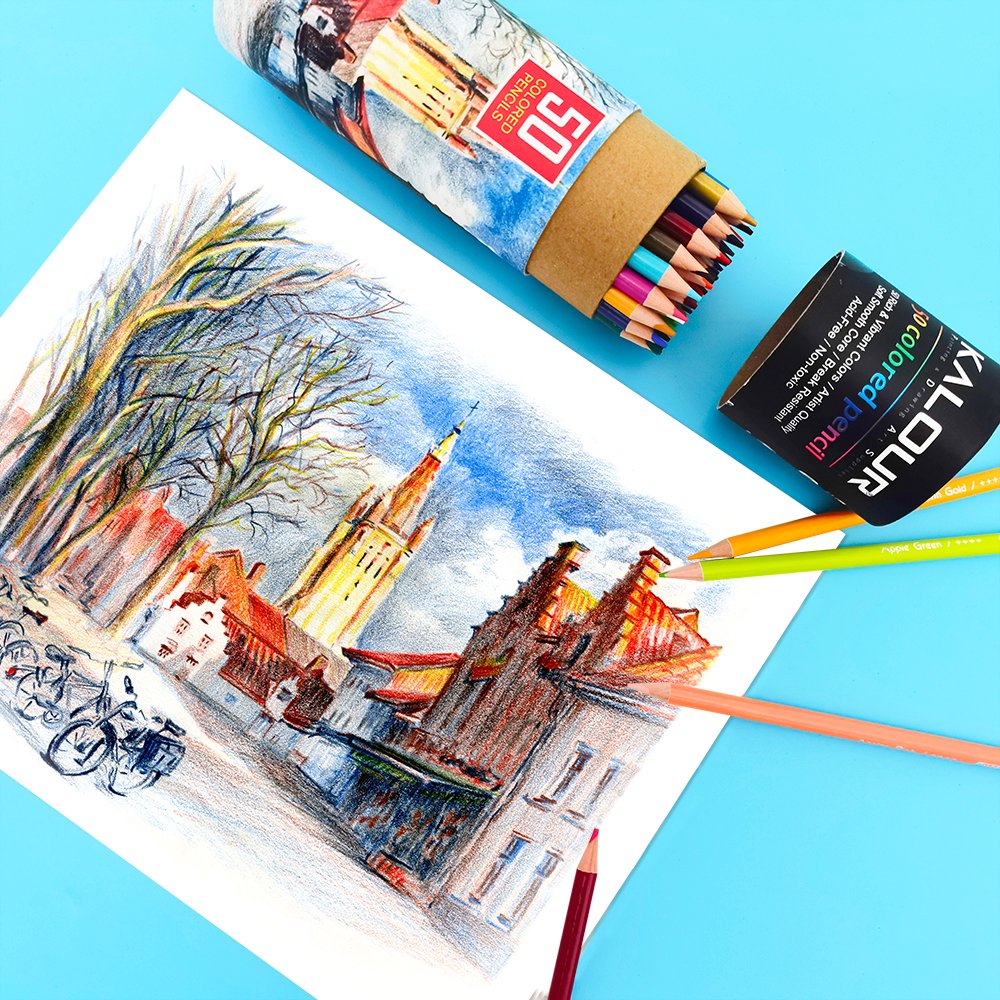 Crayons de couleur 50 pcs – Image 3