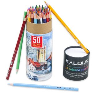 Crayons de couleur 50 pcs
