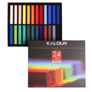 Pastel Sec KALOUR Premium - 24 pcs