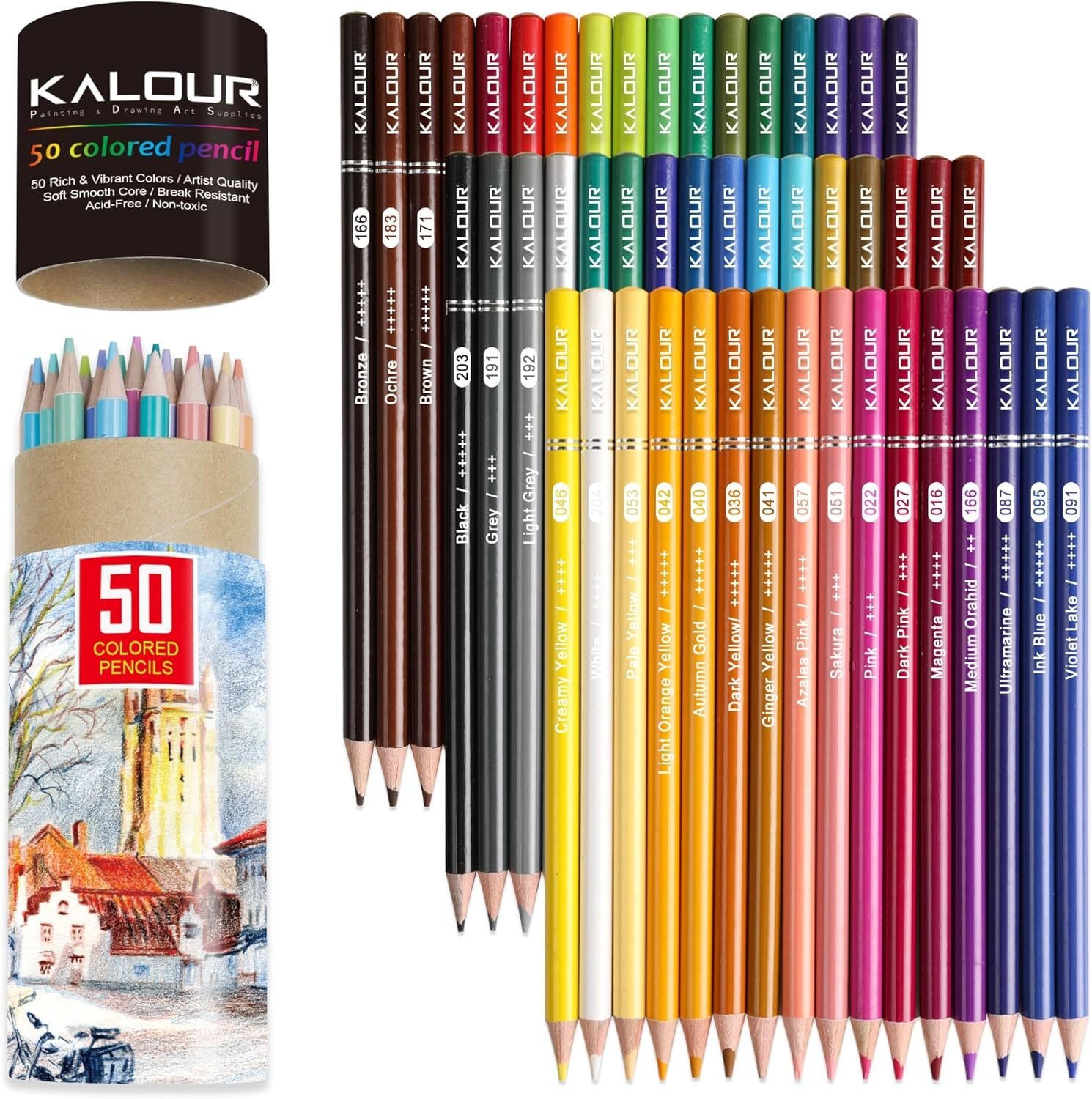 Crayons de couleur 50 pcs – Image 5